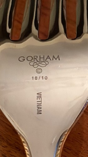 Gorham GOLDEN RIBBON EDGE  Glossy 18/10 Vietnam  Stainless Flatware - Choice - 第 3/14 張圖片