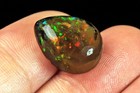 8Ct African Polished Black Opal Cab Specimen UPWB964 — photo 2