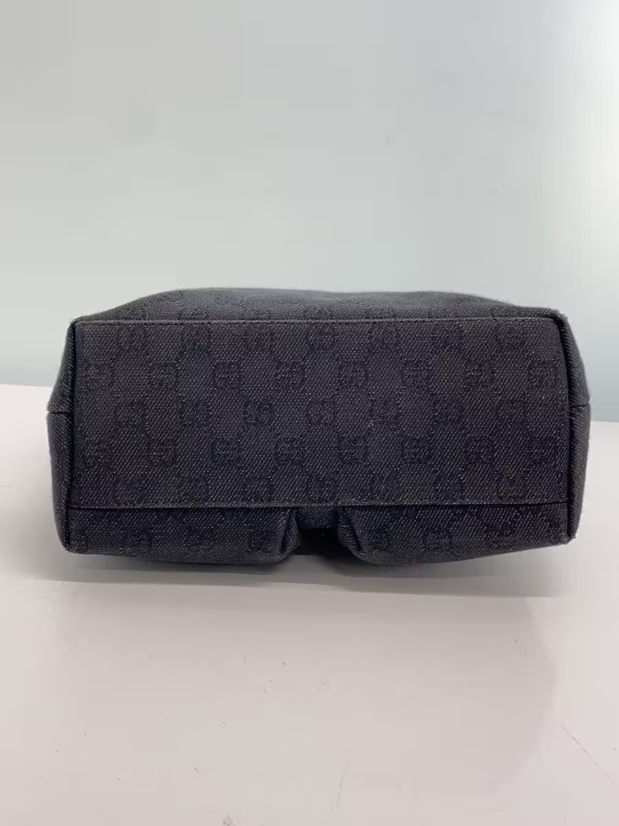 GUCCI Tote Bag GG Canvas Black thumbnail 4