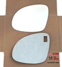 New Replacement Mirror Glass with Full Size Adhesive for 2009-2017 Volkswagen