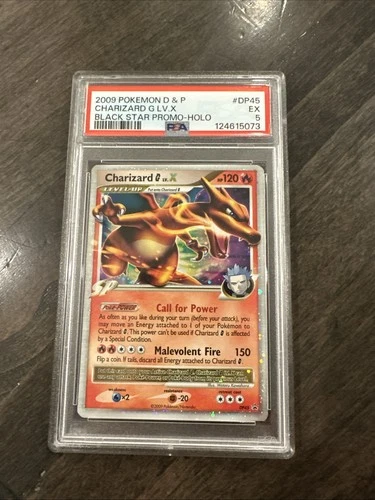 Charizard Lv X Dp45 Black Star Promo Psa 5