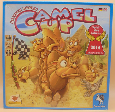 Pegasus Camel Up Gesellschaftsspiel - Camel Cup - Vollständig, innen in Folie