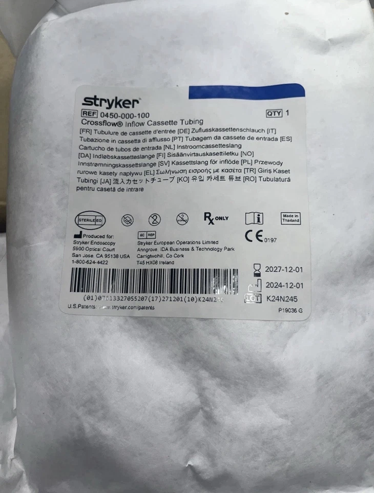 UNA bomba de artroscopia integrada Stryker CrossFlow y accesorios caducidad 2027 Foto 4 de 4