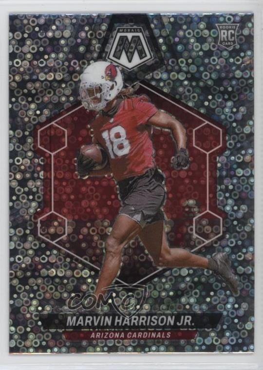 2024 Mosaic Rookies No Huddle Silver Prizm Marvin Harrison Jr #304 Rookie RC 2t1
