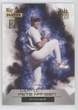 2022 Wild Card Matte SP Exclusive White Background - Blue 1/8 Pete Hansen 3h9