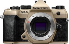 OM SYSTEM OM-5 Mark II Sand Beige Mirrorless Camera Body
