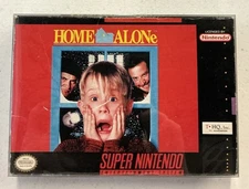 Home Alone + Case SNES Super Nintendo Complete Tested -- S2G --