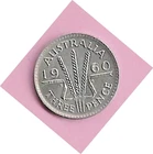 1960 Elizabeth II Brass Threepence — photo from another recent sale