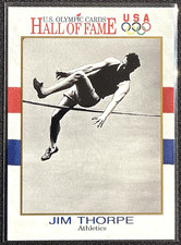 Jim Thorpe - 1991 Impel U.S. Olympicards Hall of Fame - #3
