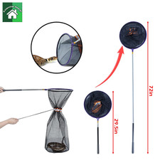 Snake Catcher Net Retractable Reptile Handling Tool Telescopic Pole Strong Mesh