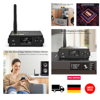 1Mii DS220 Bluetooth 5.3 HiFi Receiver mit OLED-Display, DAC, LDAC, aptX HD