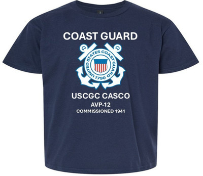 USCGC CASCO AVP-12 * COMMISSIONED 1941 *USCG OFFICIALLY LICENSED