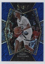 2021-22 Panini Select Premier Level Blue Shimmer Prizm Ziaire Williams #181 2l4
