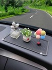 Anti Slip Dashboard Mat Dash Pad Phone Keys Coin Holder Sticky Car Rubber Pad
