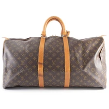 Louis Vuitton Keepall 55 Boston Bag M41424 Monogram Canvas Large 46711