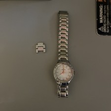 Womens Bulova Watch Sterling sliver 26mm