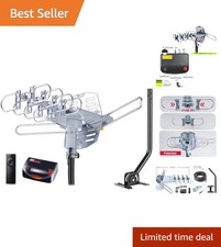 360° Motorized Outdoor TV Antenna - Dual Out...
