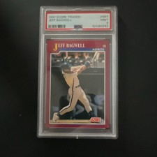SCORE 1991 Rookie & Traded Jeff Bagwell #96T Houston Astros Rookie Base PSA 9