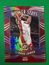 2023-24 Panini Optic LeBron James Winner Stays Silver Holo Prizm Miami Heat