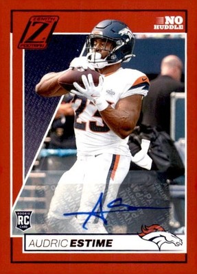 2024 Panini Zenith - Rookies Audric Estime #106 No Huddle Autograph (RC)