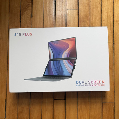 S15 PLUS Dual Monitor Laptop Screen Extender 15.6  IPS FHD 1080P USB-C HDMI New