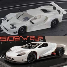 Sideways Ford GTE GT3 White Kit 1/32 Slot Car SWCAR02K