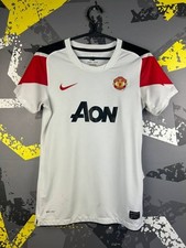 Manchester United Away football shirt 2010 - 2011 Nike Women Size XS ig93