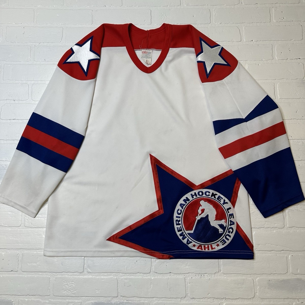 Hockey AHL All-Star Jersey American League White Size L CCM