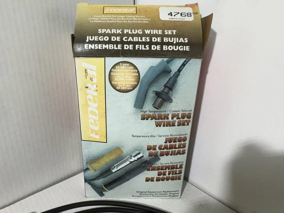 Spark Plug Wire Set for 1986-1994 Ford Mustang & Mercury Cougar 2.3L - Image 3 of 3