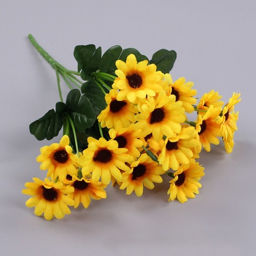 Vibrant 2pcs Plastic Sunflower Bouquets 24 Artificial Sunflowers Included - Picture 21 of 24