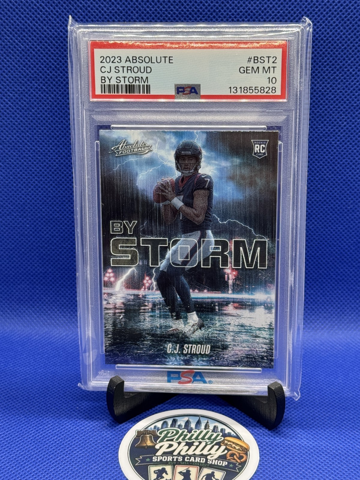 2023 ABSOLUTE BY STORM FOOTBALL #BST2 CJ STROUD RC PSA 10