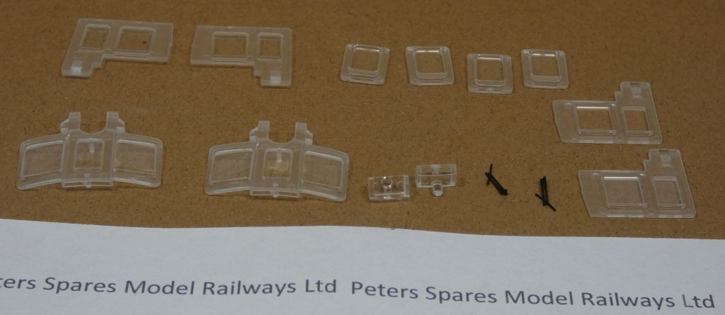 Dapol 115571 Class 73 OO Gauge Glazing & Wipers Set