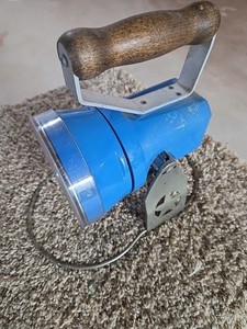 Vintage "STAR" HEADLIGHT & LANTERN CO. BLUE RAILROAD LANTERN 