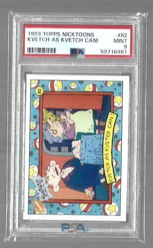 PSA 9 MINT  1993 Topps Nicktoons #82  KVETCH AS KVETCH CAN!  Rugrats - Picture 1 of 2