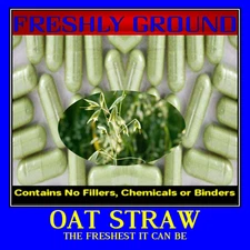 OAT STRAW GREEN  No Additives Anti-Tension Nerve MAX Potency 100 V Capsules