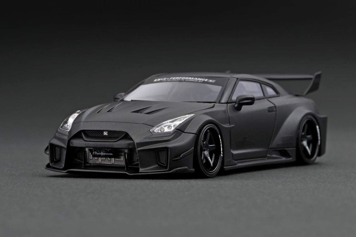 最終値下げ 35GT-RR Nissan 1:43 LB-Silhouette Black Matte - GT WORKS 乗用車