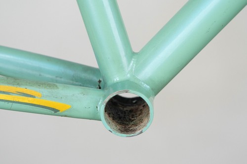 BIANCHI STEEL CARBON FRAME VINTAGE COLUMBUS RACING ROAD BIKE CAMPAGNOLO RECORD - Picture 7 of 23