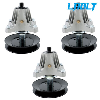LABLT 3Pack Spindle Assembly For Troy-Bilt Mustang 54XP Z54 618-09236 618P09236
