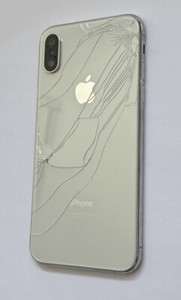 Original Apple iPhone XS Gehäuse Rahmen Glasbruch Für Refurbisch Weiß Silber