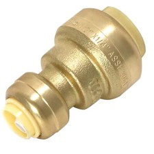 10 Pcs Push Fit 1/2 Inch x 1/4 Inch Push Fit Coupling Push Fit Reducing Coupl...