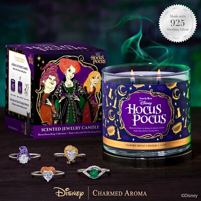 Charmed Aroma Disney Hocus Pocus Candle 925 Sterling Silver