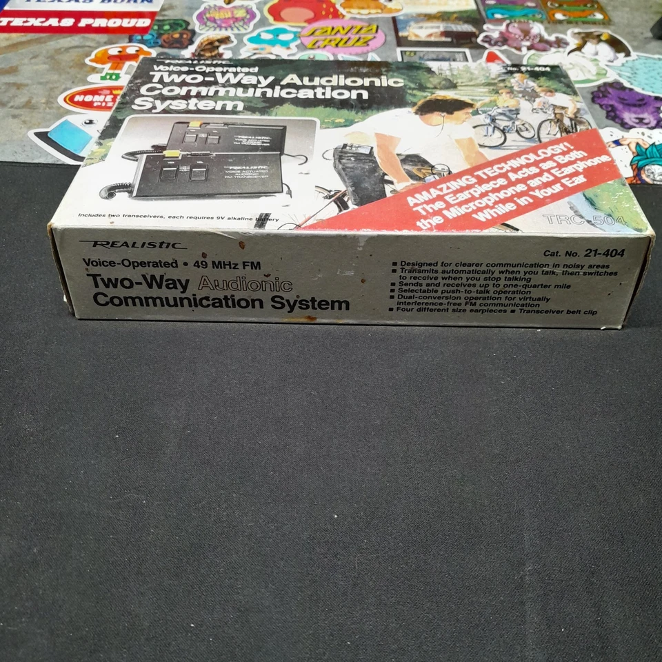 Realistic Voice-Operated Two-Way Audionic Communication System 21-404 Vintage - Image 2 of 4