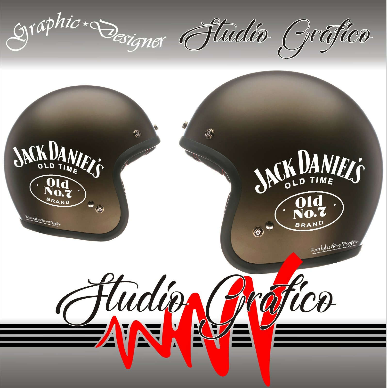 2 ADESIVI DECAL STICKERS  CASCO X SERBATOIO MOTO CUSTOM BANDIT