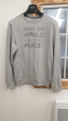 Brax Feel Good Mens Sawyer Long Sleeve Crewneck Sweatshirt Grey