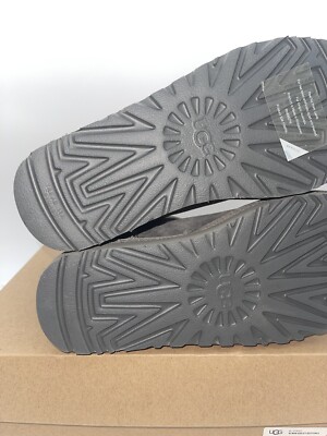 UGG W Bailey Button グレー 6 UGG Australia Bailey Button Grey Sheepskin Winter Boots 5803