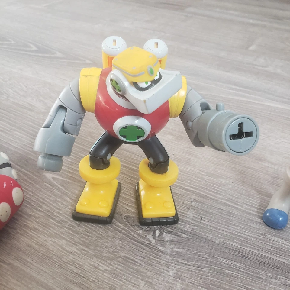 Figuras MagnetMan TorchMan TorchMan 2004 Capcom Mega Man NT Warrior GutsMan para piezas Foto 3 de 4