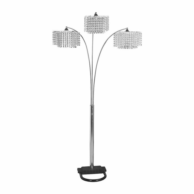 Everly Quinn Delilah Crystal 62 Floor Lamp For Sale Online Ebay