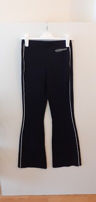 Iets Frans Ladies Flared Pants Black Uk Small