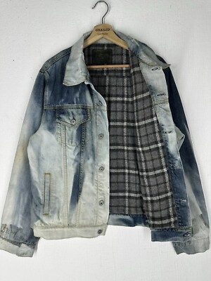 If Six Was Nine × Stussy × Vintage mans denim jacket Size L | eBay