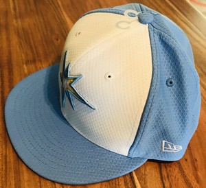 baby blue fitted hat